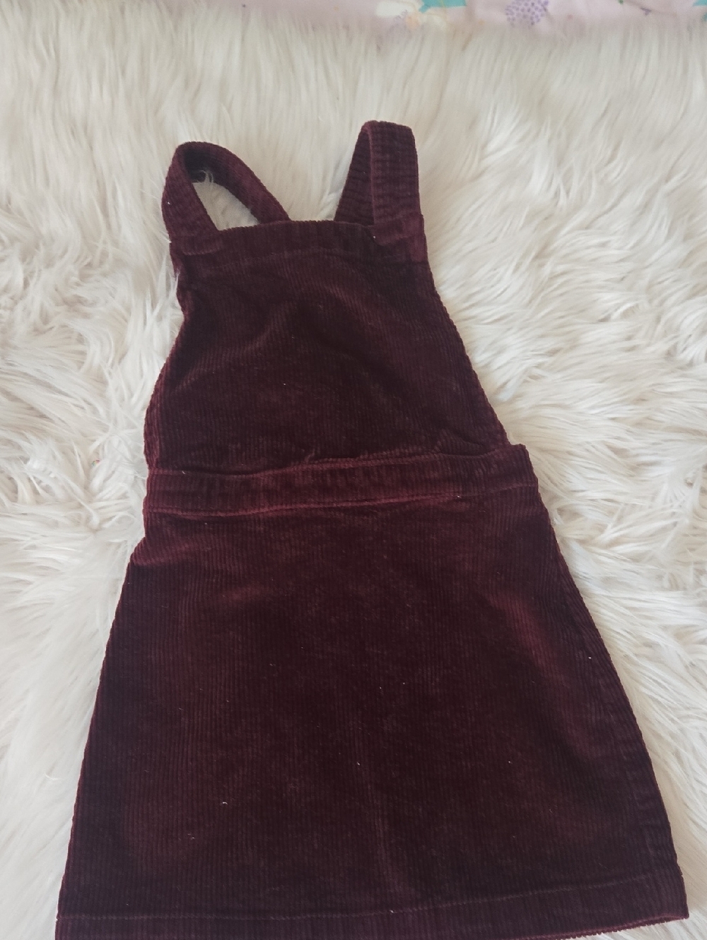 Corduroy Overall Skirt Sz 7